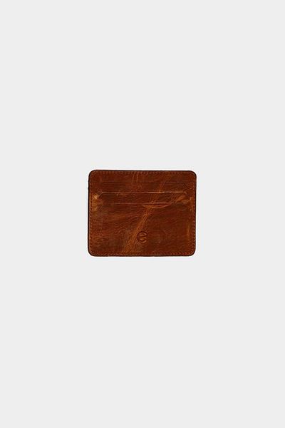 Grande Γνήσιο δέρμα Super Slim Unisex Card Holder - 0530 G2 Tan