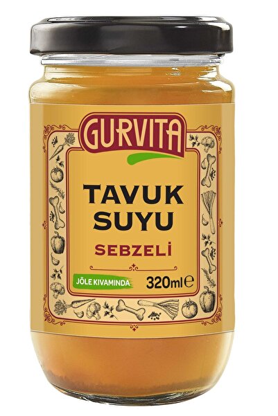 Gurvita Jöle Kıvamında Tavuk Suyu Sebzeli 320 ml