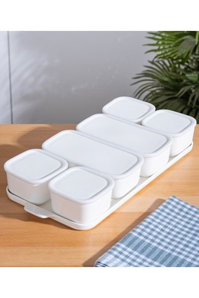 ACAR Nora 6-Piece Porcelain Covered Breakfast Set