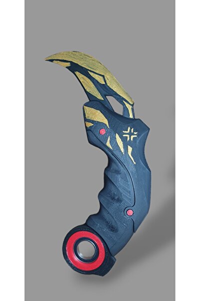 etmo 3d dizayn Champions Karambit & Rulmanlı Şampiyon Karambit Siyah - Rulmanlı