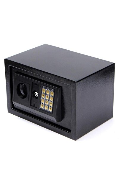 NAS ÇELİK KASA Çelik Kasa 20 ET Şifreli Anahtarlı Emanet Kasa Siyah