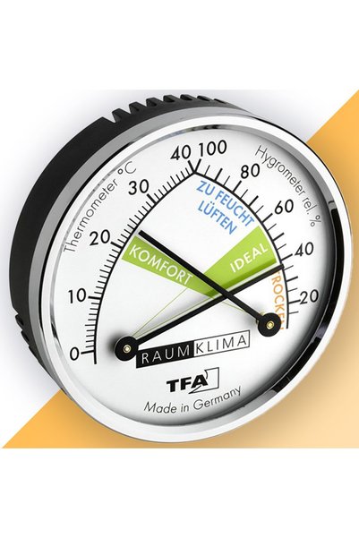 Sevgift Tfa 45.2024 Analog Hassas Sıcaklık ve Nem Ölçer (Alman Malı)