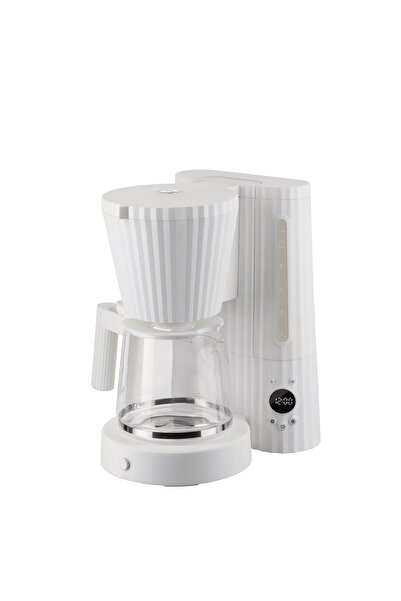 Alessi Plisse Filtre Kahve Makinesi 1,5 Lt Beyaz