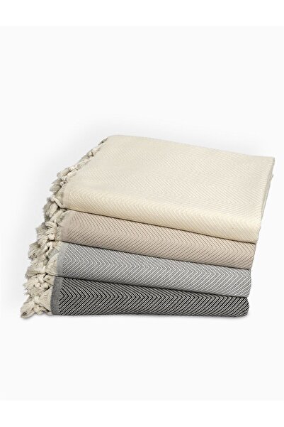 Denizli Concept Gri Koltuk Örtüsü 170x230 - Çok Amaçlı Kullanım - Yeni Ev Dekor Fikri