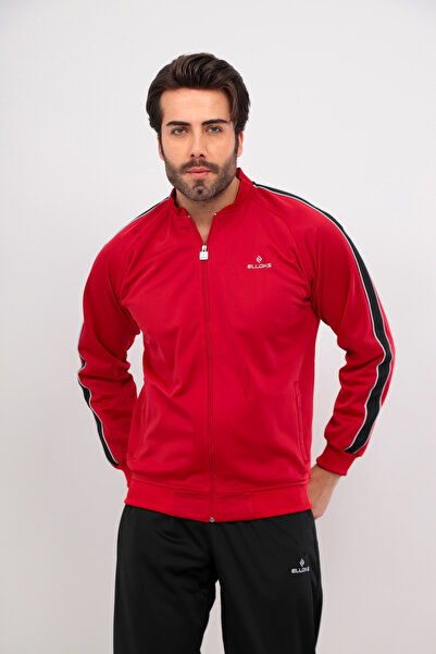 FORE SPORT Men's Red Rashell Tracksuit Set - College Collar