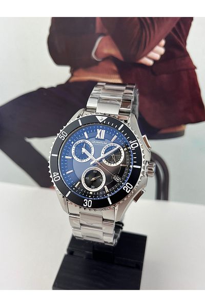 Quantum 10 ATM Waterproof Steel Sports Wristwatch - 2 Years Warranty