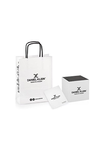 Daniel Klein 3 Atm Water Resistant Women's Wristwatch and Bracelet Set with Steel Cord - BDK.1335.04