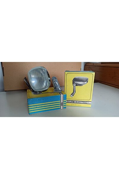 FER Krom Retro Universal Bisiklet Farı 6v/2.4w Krom Govde Helojen