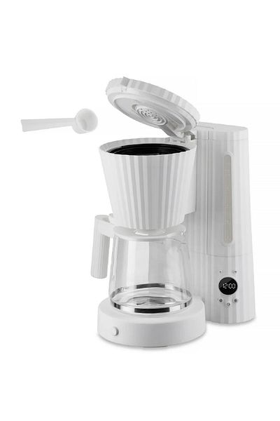 Alessi Black Plisse Filter Coffee Machine - 1.5 Lt