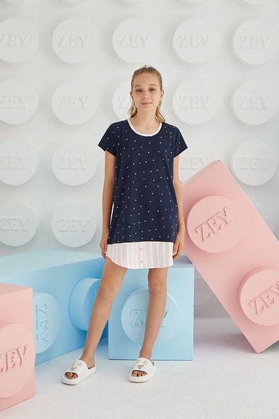 ZEYZEY 8633 Model Girl's Tunic Waiter