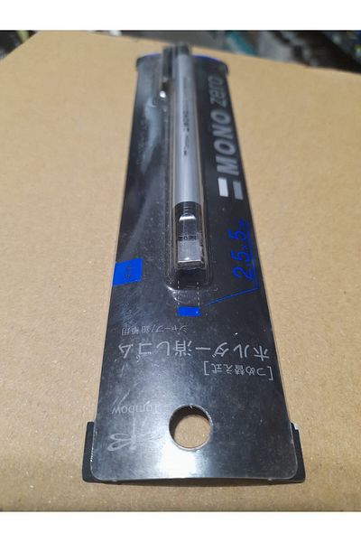 Tombow Gray Mono Zero Pencil - 2.5mm Rectangular Tip Eraser