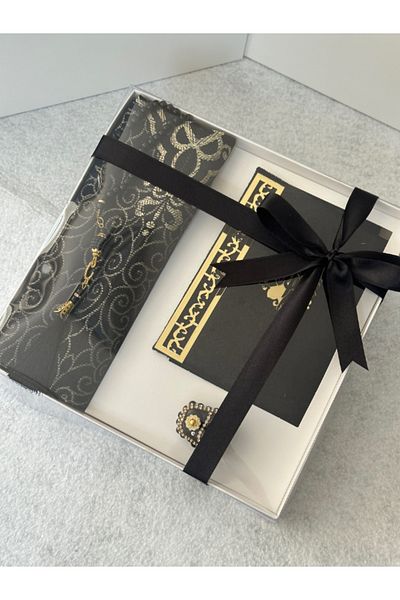 Markapolin Cross Umrah Supplies Prayer Rug Set