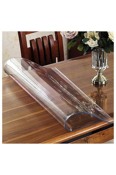 NİCE HOME 1.40mm Non-Slip Transparent Thick Tablecloth