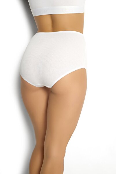 MYS GRUP TEKSTİL Set alb de 6 camisole-chiloți/slip/bikini /697