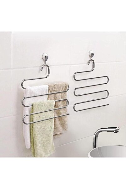 Heredot 2 Τεμάχια Μεταλλική Κρεμάστρα Παντελονιών 5 Επιπέδων Mıt1030