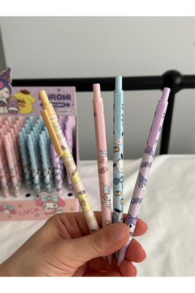Planet Butik Kuromi Luck - Versatil 4-Piece Pen Set