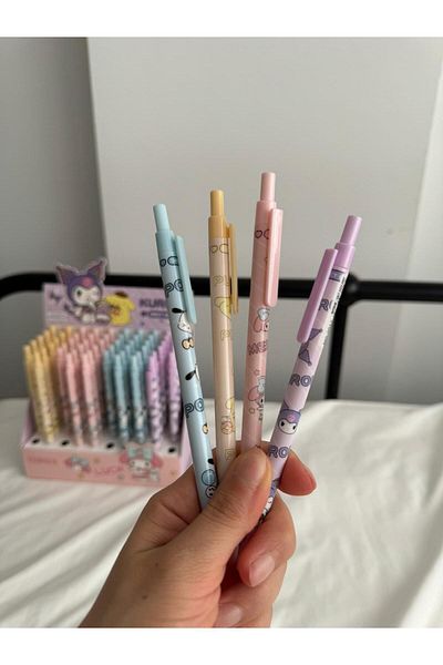 Planet Butik Kuromi Luck - Versatil 4-Piece Pen Set