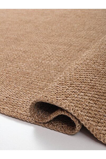 SARAZ HALI Srz-0604 Jüt Tabanlı Hasır Dokuma Örme Bohem Antialerjik Halı Kilim