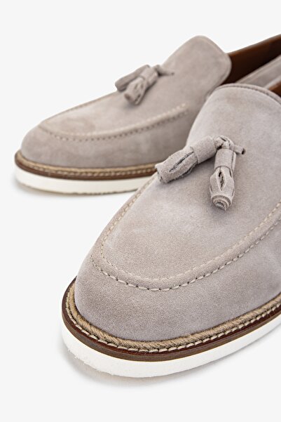 Valmenti Чоловічі бежеві замшеві лофери - Взуття з натуральної шкіри