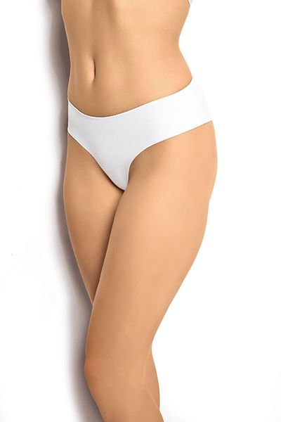 MYS GRUP TEKSTİL Ji̇ber 6-piece White Microfiber Laser Cut Bikini-slip-panty Set /698
