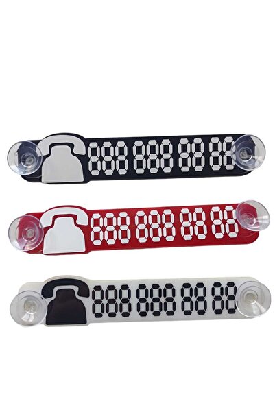 sogex Vantuzlu Araç Telefon Numaratörü Cama Yapışan Telefon Göstergesi Fosfor...