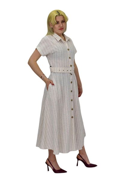 Woow Rochie de damă cu mânecă scurtă din in BGL-ST03722