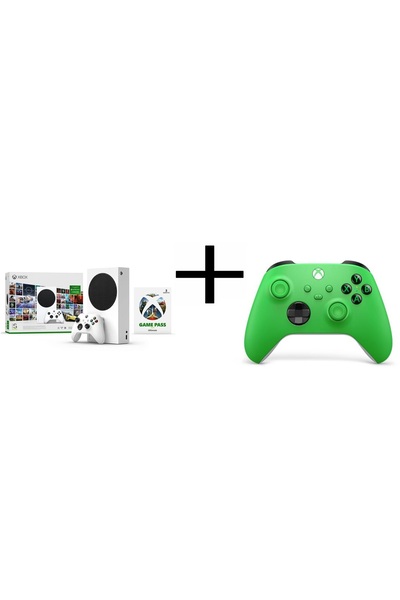 MICROSOFT Xbox Series S 512GB +3 Ay Gamepass Hediyeli + xbox 9. nesil gamepad konsol seti