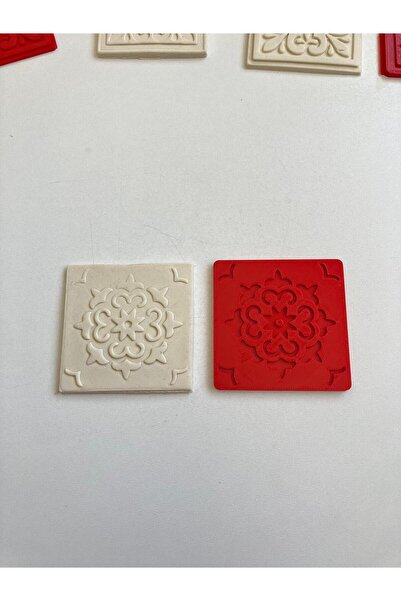 Volala بلاط الباروك 5 طين السيراميك - ختم طين البوليمر 7x7 سم