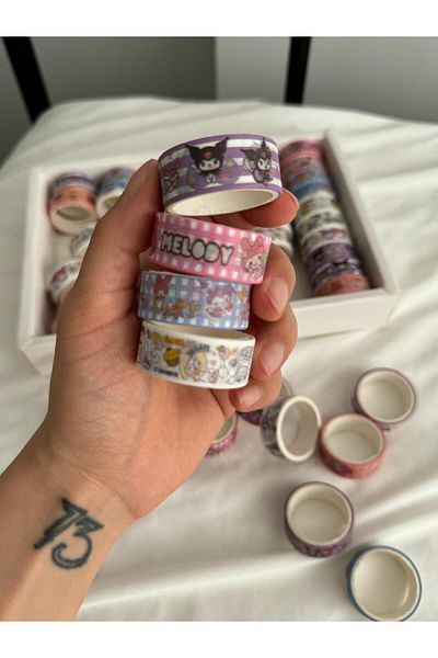 Planet Butik Kuromi Washi Tape - Set of 6