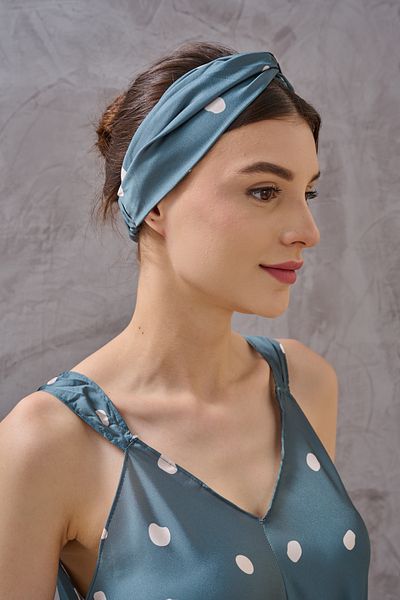 SHUGAA Rochie de designer pentru femei cu detaliu bandană