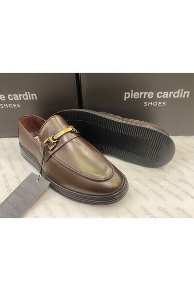 Pierre Cardin 90395 kahverengi hafif Kauçuk Taban günlük Erkek Ayakkabı