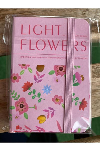 Mikro A7-06 Notebook Light Flowers Striped - 80yp