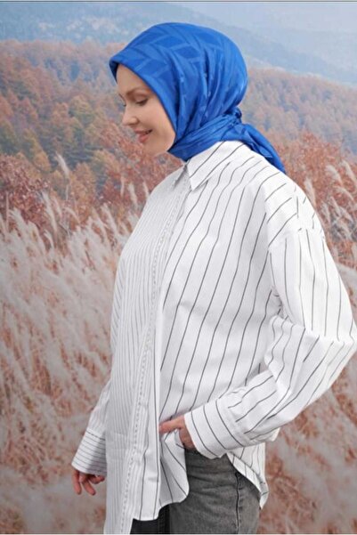 ALLURİNG THE BETTER ONE ARMANDA وشاح جاكار إيطالي بنمط متعرج - ساكس