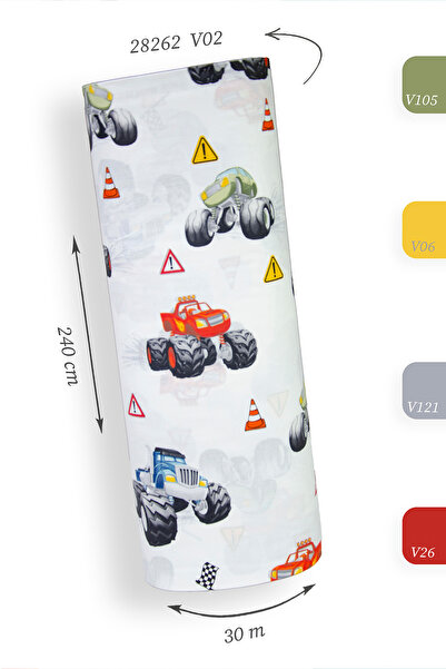 Soft %100 cotton poplin ranforce 240cm (30m) kumaş