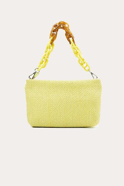 GIANNI CHIARINI Brenda Chain Strap Knitted Bag