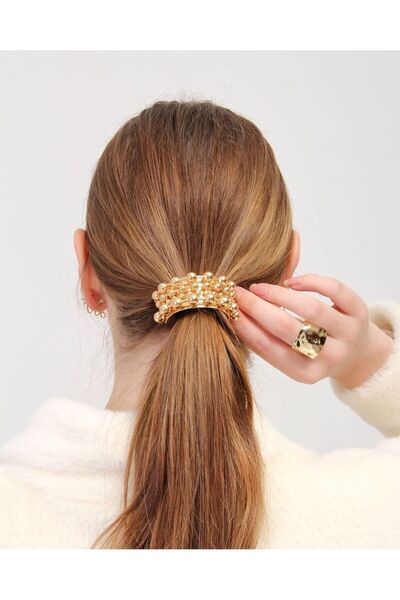 GÜLPEŞE Pinterest Special Design - Metal Elastic Rosewood Binding Buckle, Buckle-2393