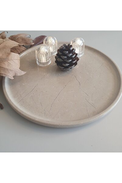 Panoramas Home Doğal Mermer Tepsi Sunumluk