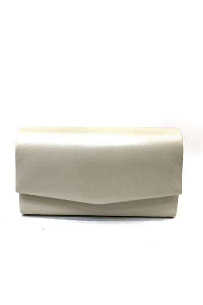 Busrabags Women's Evening Dress Bag - Mother of Pearl Matte Leather