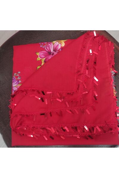 Kevser nur tuhafiye Pullu iğne oyalı tülbent