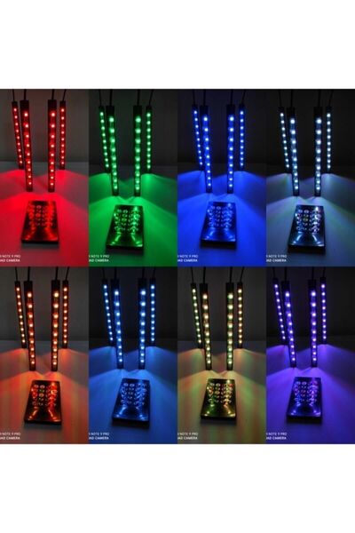 point marketing Atmosferik Aydınlatma Araç Içi Ayak Altı Led Müziğe Sese Duya...