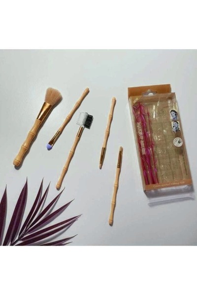 newnet Літній сезон нові кольори - Пластиковий бамбуковий набір з 5 кремових ...