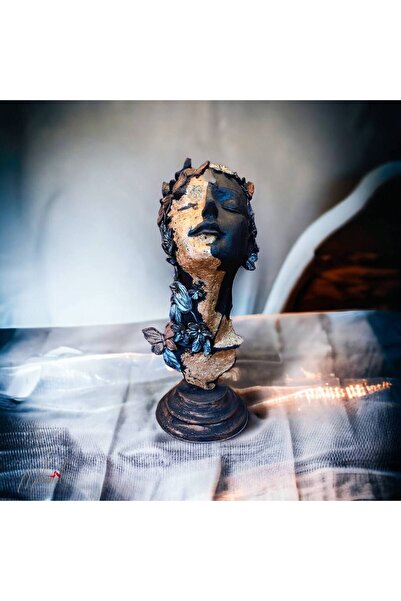 MÜKEMEL Kelebek kız heykeli figürü -masa dekorasyonu için şık bir El yapımı a...