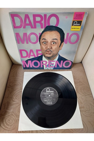 Plakperest Dario Moreno – Dario Moreno - 1970 Fransa Basım Album - LP Plak