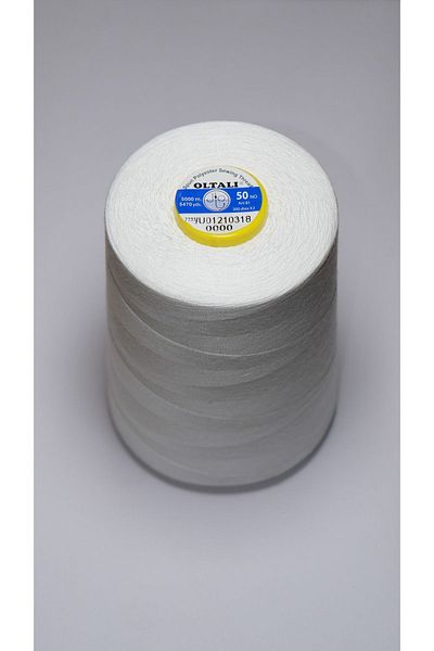 Oltalı White 2-Piece Sewing Thread 36 No 3000m Polyester
