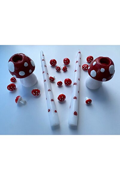 renklidüşler Mantar Şamdan& Mumluk