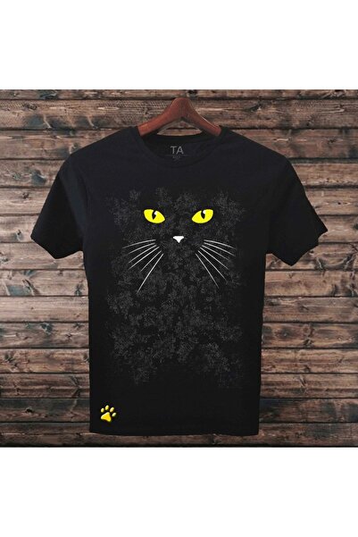 CONSTRAİN Μπλουζάκι με σχέδιο γάτας - Τυπωμένο με γάτα
