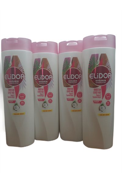 Elidor ELIDOR Coconut Oil Shampoo - 400 ML x 4 Pieces
