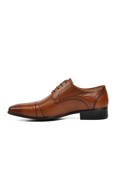 Fosco 2225-3 Brown Genuine Leather Men's Classic Shoes