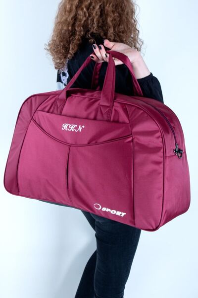 Fiyaka Gk26 Unisex Spor Çantası Ve El Valizi Bordo