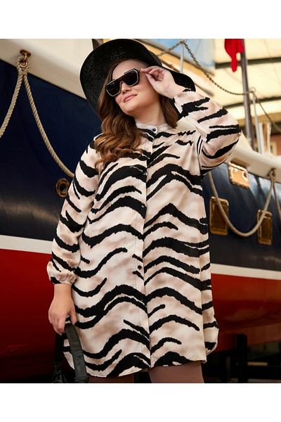 Te&Te Large size Women's Tunic Shirt